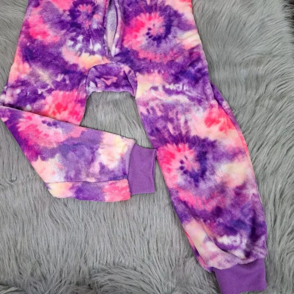 The Children's Place Tie Dye One Piece Pajamas Girl's Size 5/6
